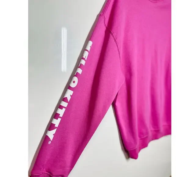 Hello Kitty And Friends Sweatshirt Women's Large Pink Long Sleeve TV Graphic - Picture 7 of 8